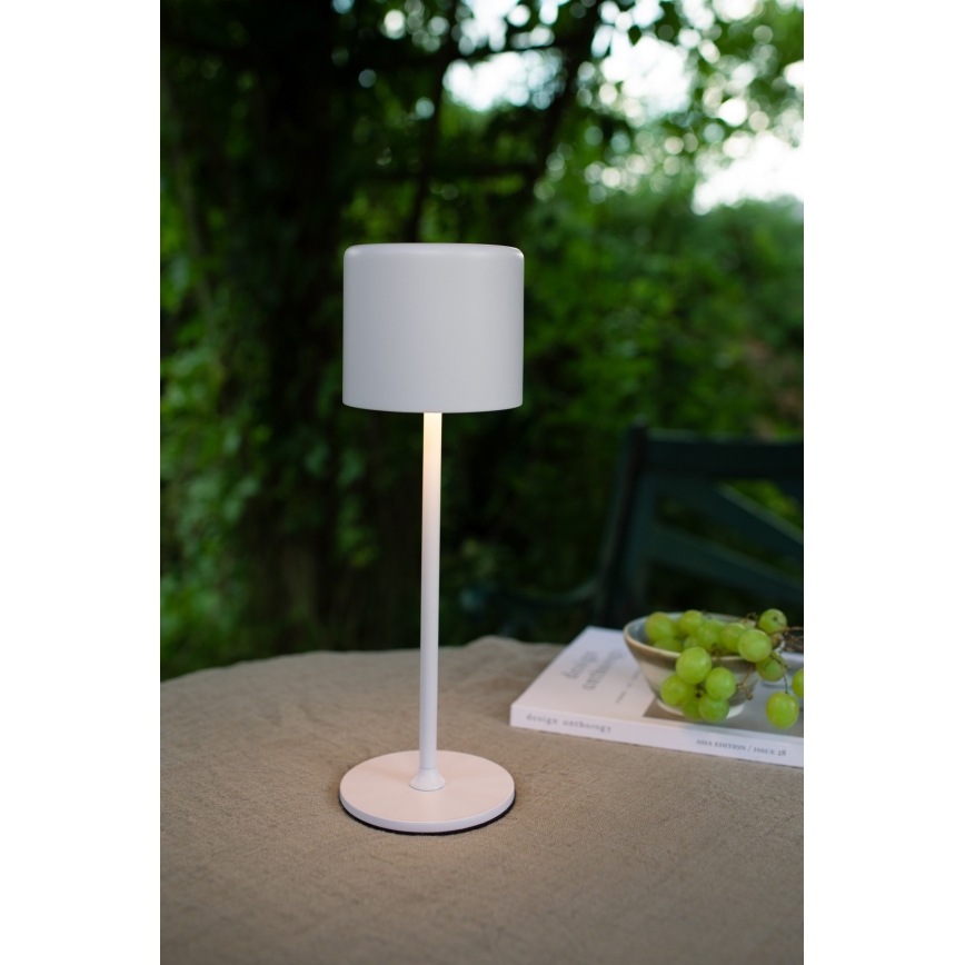 Markslöjd 108658 - LED Димируем rechargeable лампа FILO LED/2W/5V IP44 30 см бял