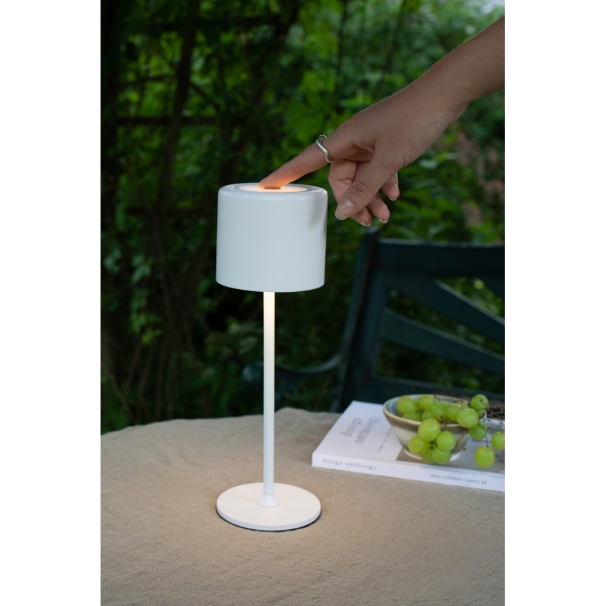 Markslöjd 108658 - LED Димируем rechargeable лампа FILO LED/2W/5V IP44 30 см бял