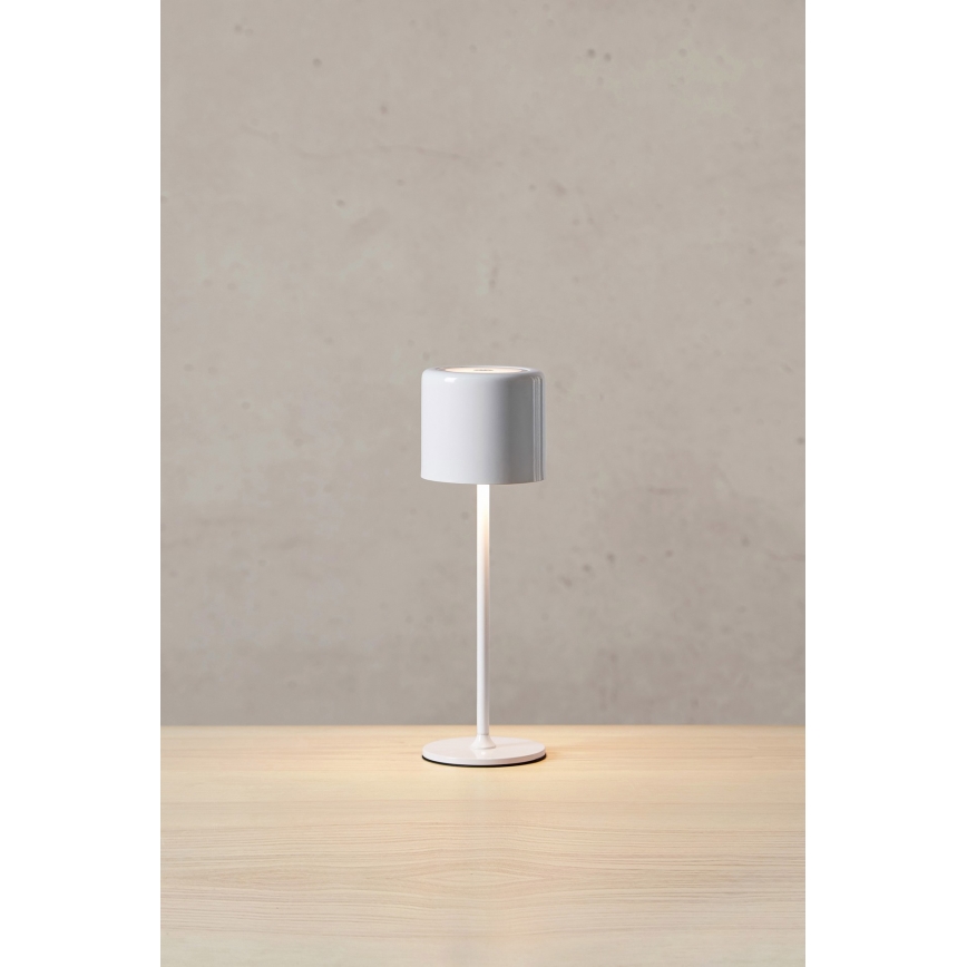 Markslöjd 108658 - LED Димируем rechargeable лампа FILO LED/2W/5V IP44 30 см бял