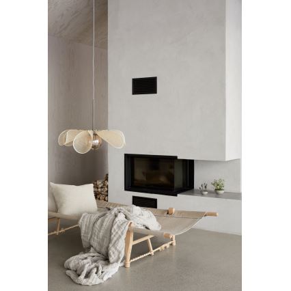 Markslöjd 108659 - Пендел STYRKA 1xE27/40W/230V Ø 63 см бежов