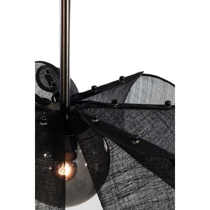 Markslöjd 108660 - Пендел STYRKA 1xE27/40W/230V Ø 63 см черен