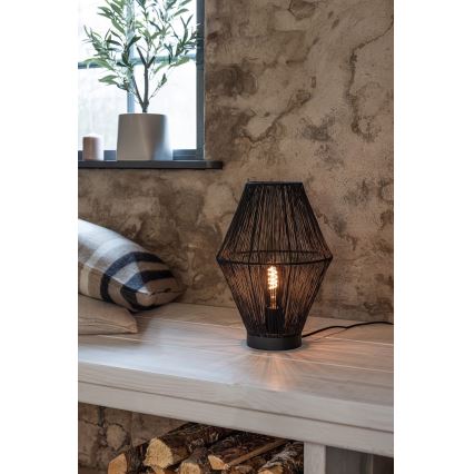 Markslöjd 108666 - Настолна лампа CASA 1xE27/40W/230V черен