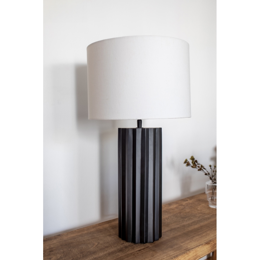 Markslöjd 108670 - Настолна лампа HASHIRA 1xE27/40W/230V бял/черен