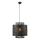 Markslöjd 108676 - Пендел STRATI 1xE27/40W/230V черен/бамбук