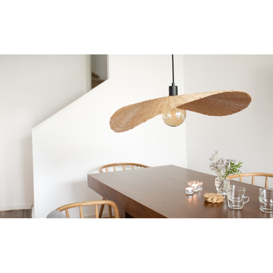 Markslöjd 108677 - Пендел RAYO 1xE27/40W/230V бежов/бамбук