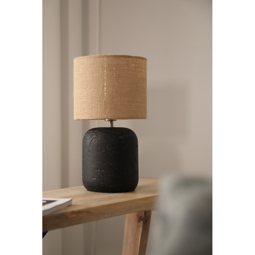 Markslöjd 108683 - Настолна лампа MONTAGNA 1xE14/40W/230V 32 cm бежов/черен