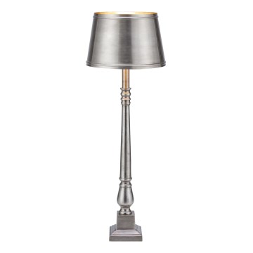 Markslöjd 108775 - Настолна лампа METALLO 1xE27/40W/230V матов хром