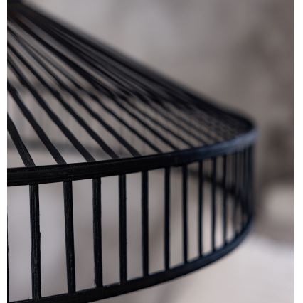 Markslöjd 108782 - Пендел TAPA 1xE27/40W/230V черен/бамбук