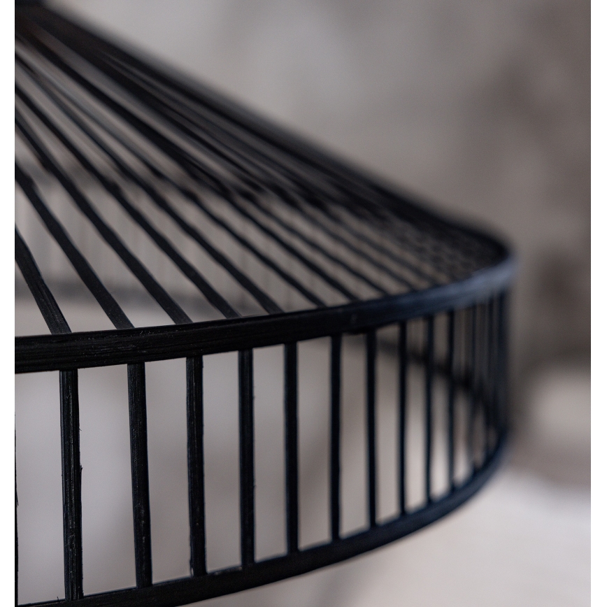 Markslöjd 108782 - Пендел TAPA 1xE27/40W/230V черен/бамбук