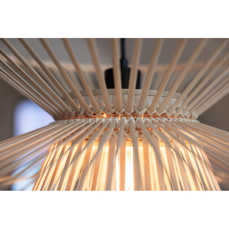 Markslöjd 108785 - Пендел DUPLICI 1xE27/40W/230V бежов/бамбук