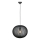 Markslöjd 108791 - Пендел FORENCE 1xE27/40W/230V Ø 50 см черен