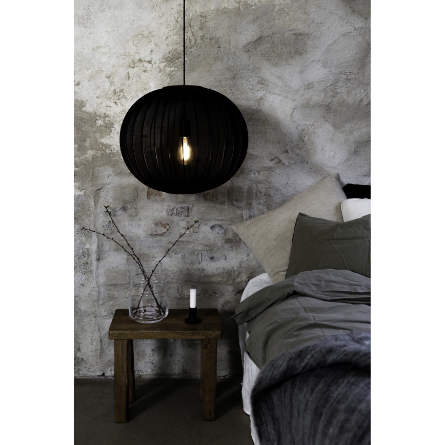 Markslöjd 108791 - Пендел FORENCE 1xE27/40W/230V Ø 50 см черен