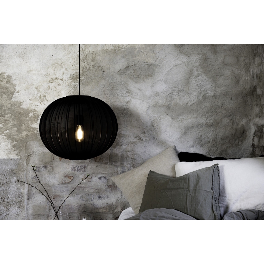 Markslöjd 108791 - Пендел FORENCE 1xE27/40W/230V Ø 50 см черен