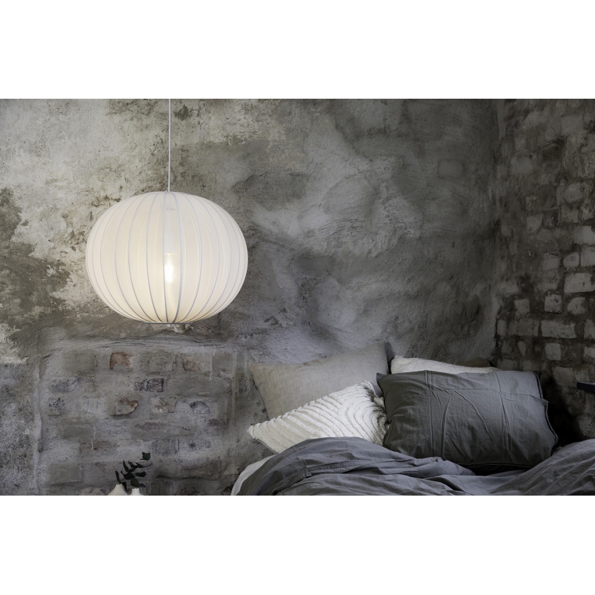 Markslöjd 108792 - Пендел FORENCE 1xE27/40W/230V Ø 50 см бял