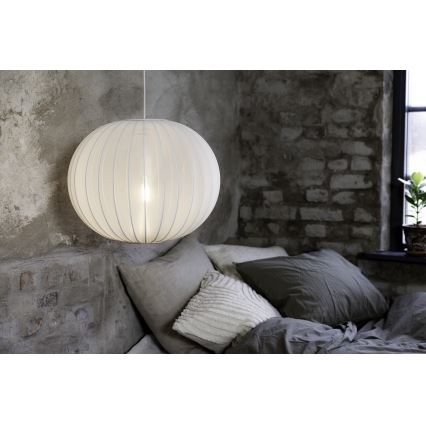 Markslöjd 108792 - Пендел FORENCE 1xE27/40W/230V Ø 50 см бял