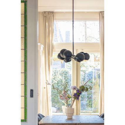 Markslöjd 108852 - Висящ полилей EDGAR 8xE14/40W/230V черен