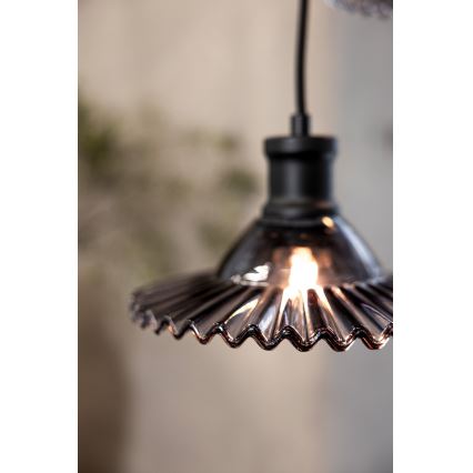 Markslöjd 108853 - Пендел NOVIA 3xE27/40W/230V черен/опушен