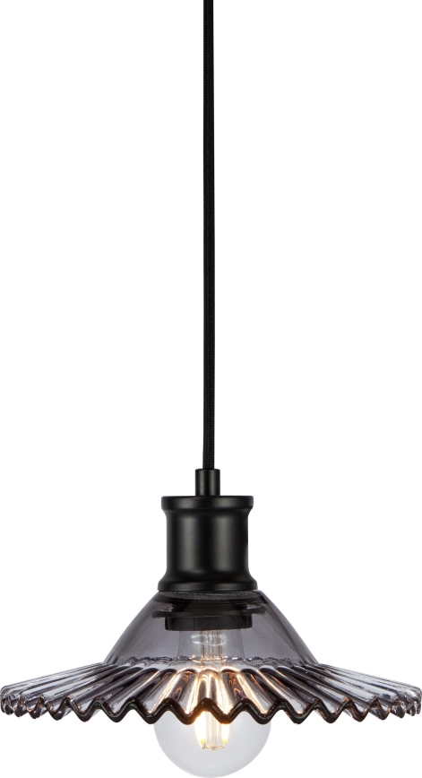 Markslöjd 108854 - Пендел NOVIA 1xE27/40W/230V черен/опушен
