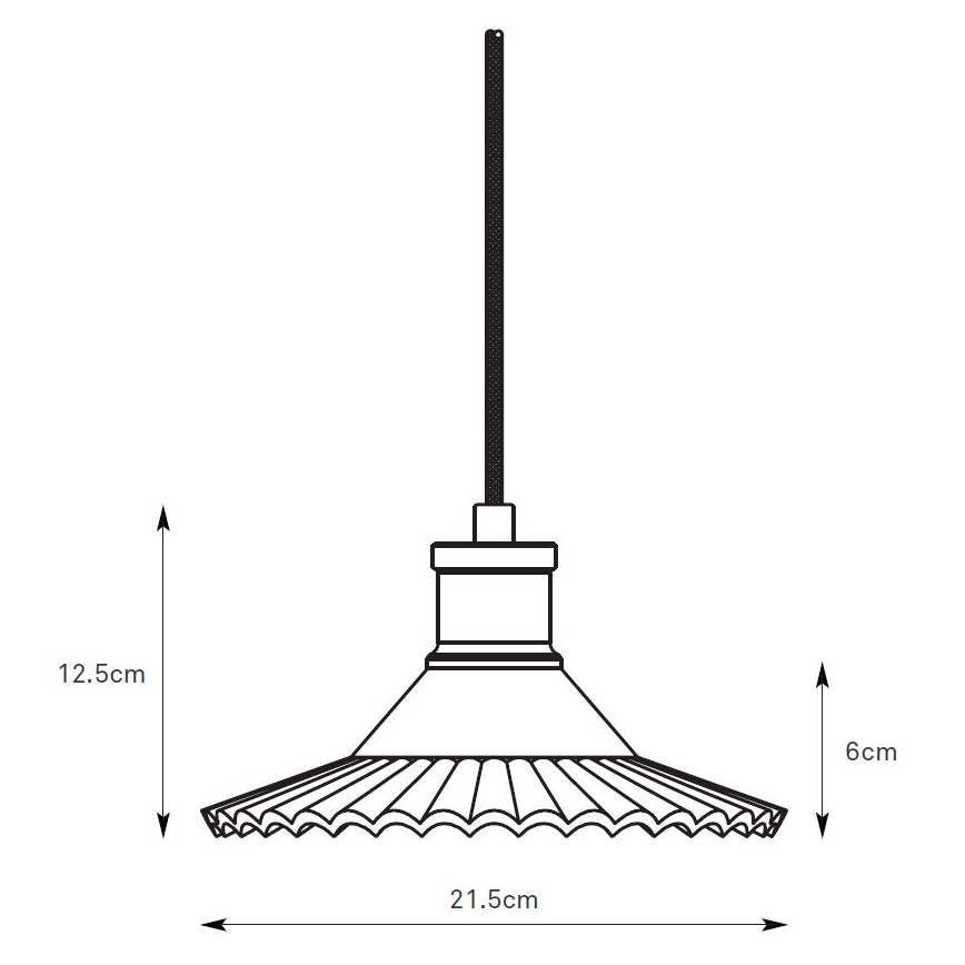 Markslöjd 108854 - Пендел NOVIA 1xE27/40W/230V черен/опушен