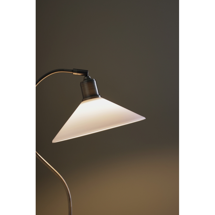 Markslöjd 108863 - Настолна лампа VELA 1xE27/40W/230V месинг/бял