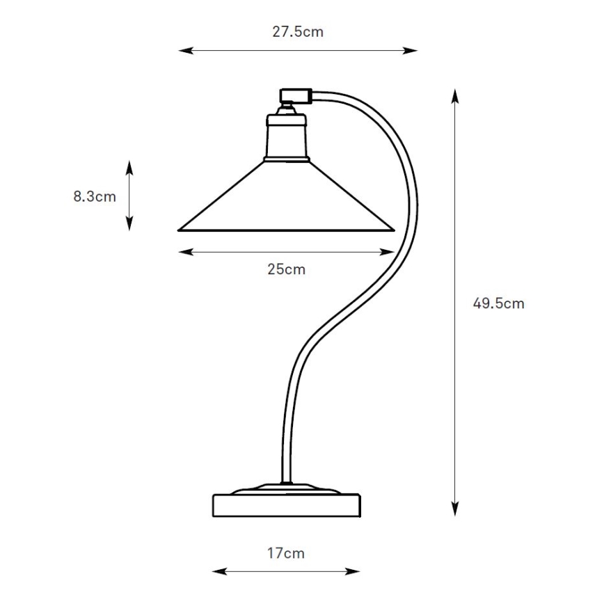Markslöjd 108864 - Настолна лампа VELA 1xE27/40W/230V месинг/зелен