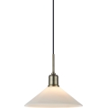 Markslöjd 108867 - Пендел VELA 1xE27/40W/230V месинг/бял