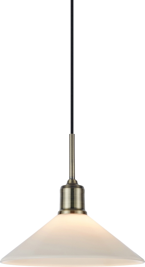 Markslöjd 108867 - Пендел VELA 1xE27/40W/230V месинг/бял