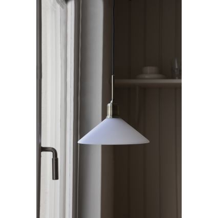 Markslöjd 108867 - Пендел VELA 1xE27/40W/230V месинг/бял
