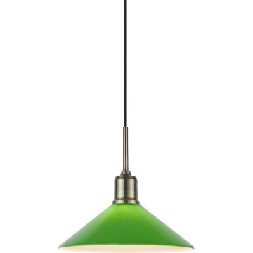 Markslöjd 108868 - Пендел VELA 1xE27/40W/230V месинг/зелен