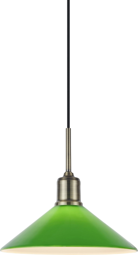 Markslöjd 108868 - Пендел VELA 1xE27/40W/230V месинг/зелен