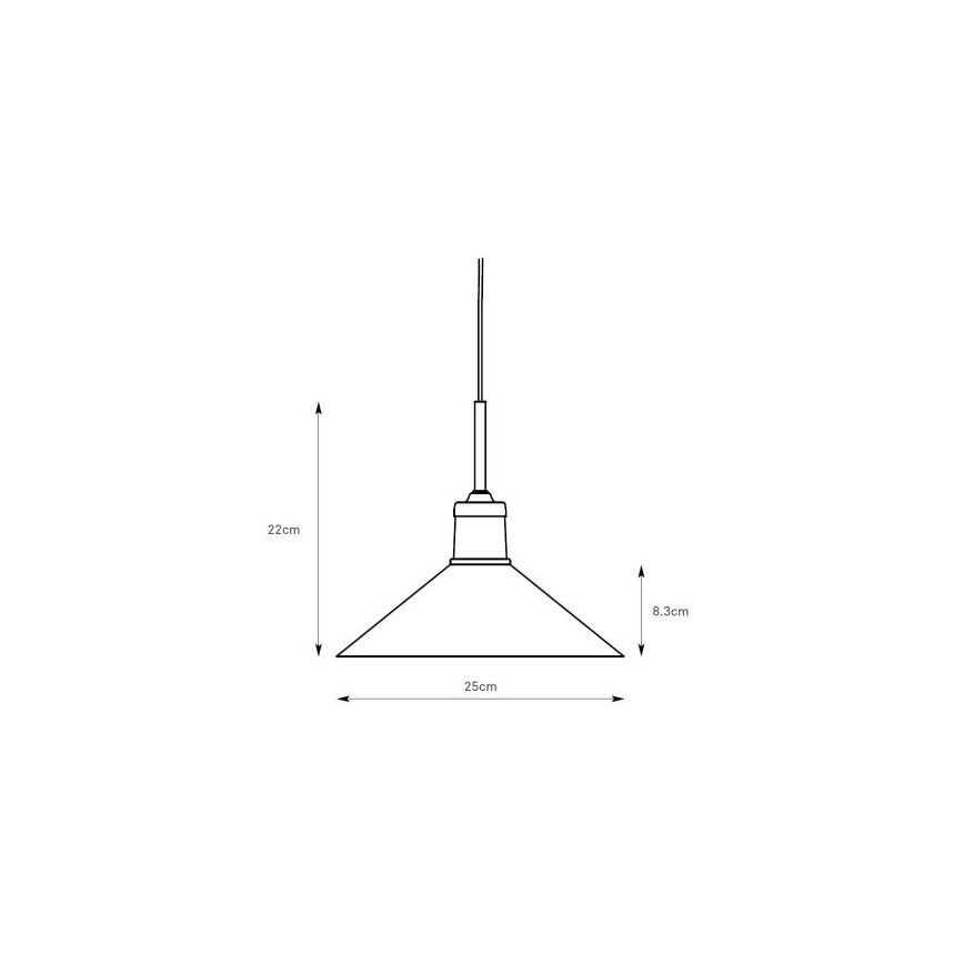 Markslöjd 108868 - Пендел VELA 1xE27/40W/230V месинг/зелен