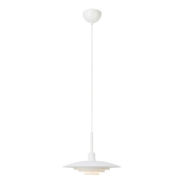 Markslöjd 108874 - Висяща лампа на кабел PINY 1xE27/60W/230V Ø 35 см бяла