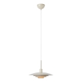 Markslöjd 108875 - Висяща лампа на кабел PINY 1xE27/60W/230V Ø 35 см бежова