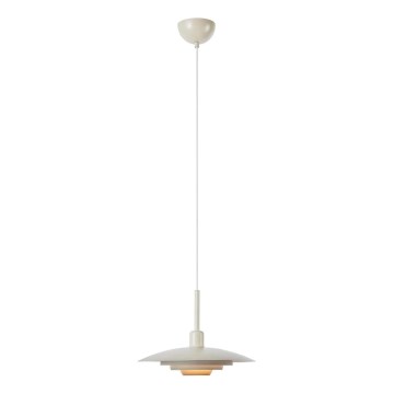 Markslöjd 108875 - Висяща лампа на кабел PINY 1xE27/60W/230V Ø 35 см бежова