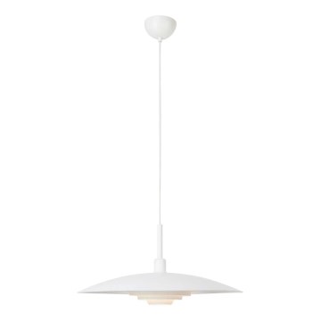 Markslöjd 108876 - Пендел с кабел PINY 1xE27/60W/230V, диаметър 57 см, бял