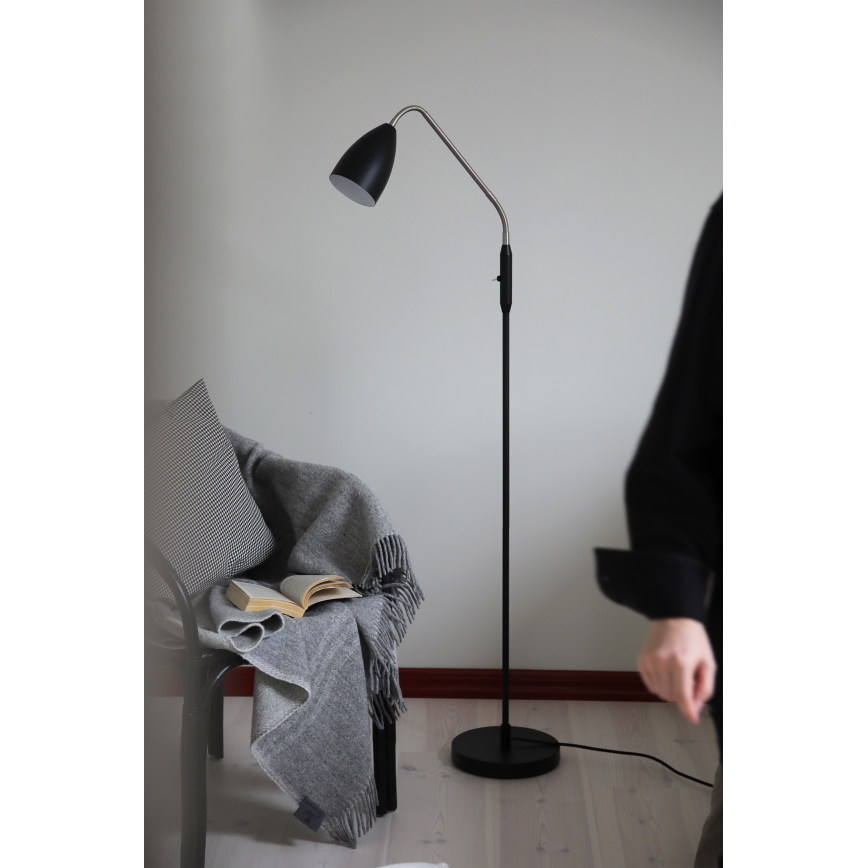 Markslöjd 108886 - LED димируема подова лампа PATRO LED/4,9W/230V CRI 90 черна