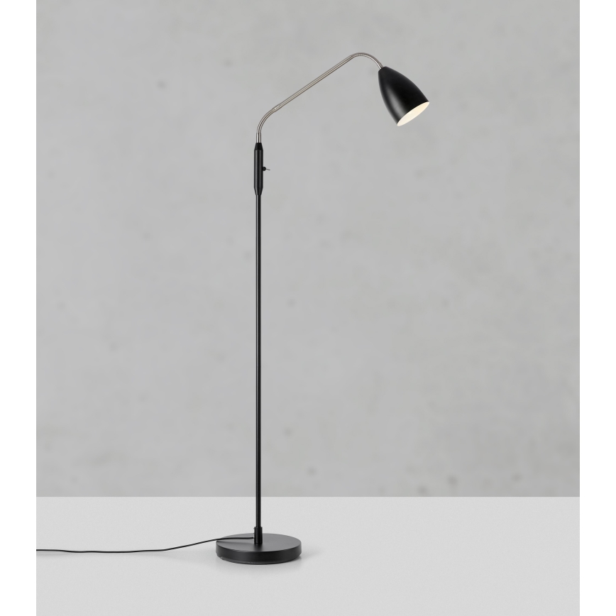 Markslöjd 108886 - LED димируема подова лампа PATRO LED/4,9W/230V CRI 90 черна