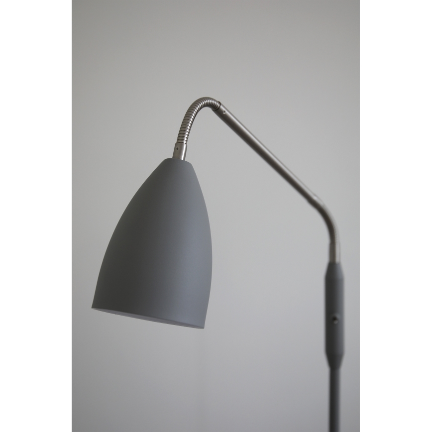 Markslöjd 108888 - LED димируема подова лампа PATRO LED/4,9W/230V CRI 90 сива