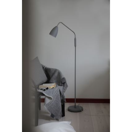 Markslöjd 108888 - LED димируема подова лампа PATRO LED/4,9W/230V CRI 90 сива