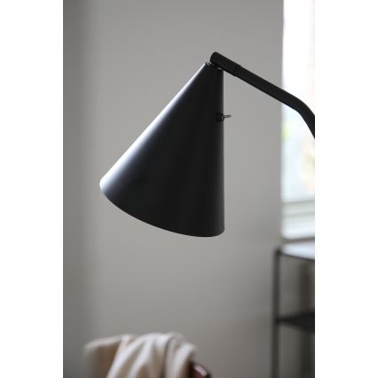 Markslöjd 108889 - LED димируема подова лампа FUNIL LED/4,9W/230V CRI 90 черна