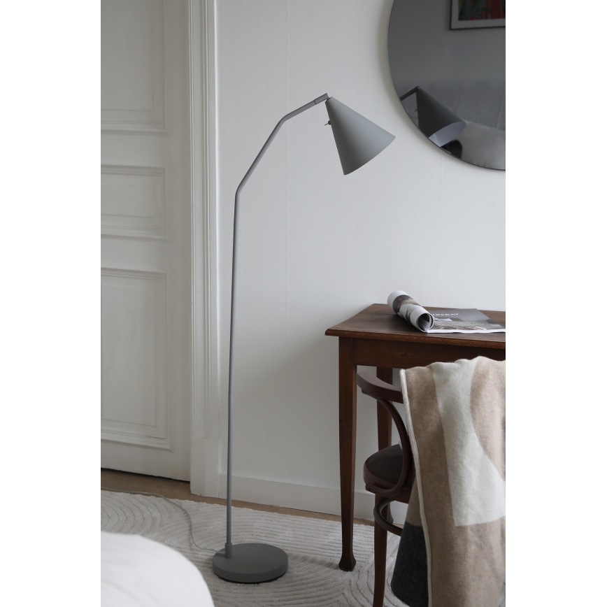 Markslöjd 108891 - Димируема LED подова лампа FUNIL LED/4,9W/230V CRI 90 сива