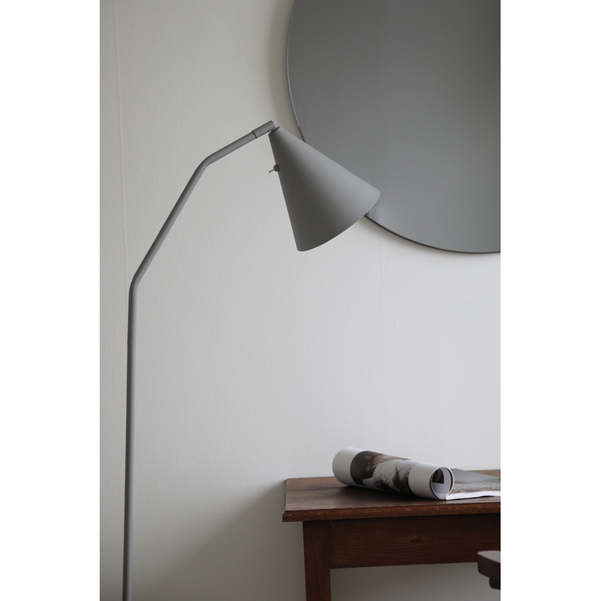 Markslöjd 108891 - Димируема LED подова лампа FUNIL LED/4,9W/230V CRI 90 сива