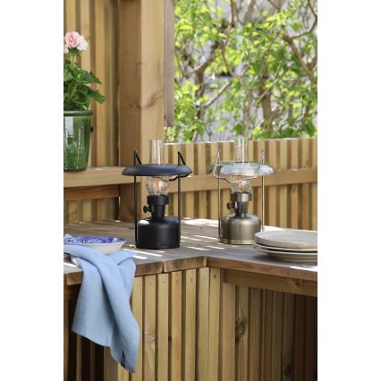 Markslöjd 108893 - LED димируема външна презареждаема настолна лампа FANOS LED/2,5W/3,7V 4000 mAh IP44 черна