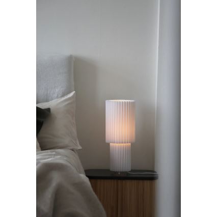 Markslöjd 108897 - Настолна лампа CATIS 1xE27/60W/230V 45 см бяла