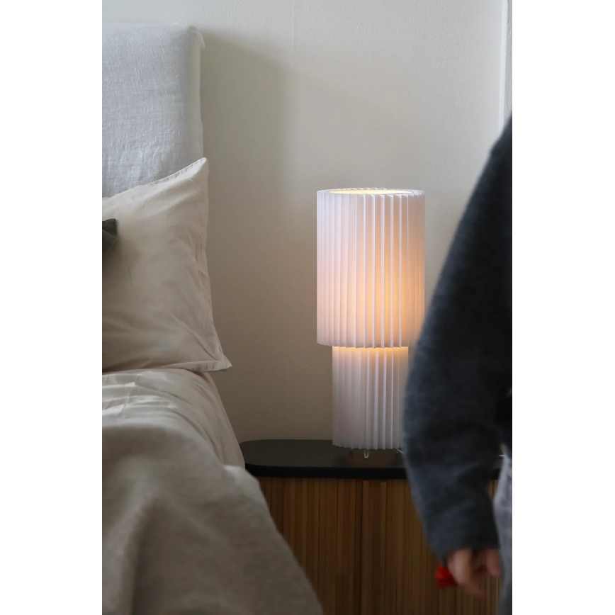 Markslöjd 108897 - Настолна лампа CATIS 1xE27/60W/230V 45 см бяла