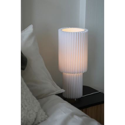 Markslöjd 108897 - Настолна лампа CATIS 1xE27/60W/230V 45 см бяла