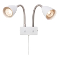 Markslöjd 108900 - Стенно точково осветително тяло CIRO 2xGU10/7W/230V бяло