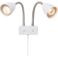 Markslöjd 108900 - Стенно точково осветително тяло CIRO 2xGU10/7W/230V бяло
