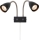 Markslöjd 108901 - Стенно точково осветително тяло CIRO 2xGU10/7W/230V черно