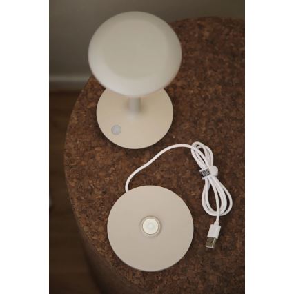 Markslöjd 108917 - LED Димируем екстериорен акумулаторен настолна лампа PETIT LED/2W/1800 mAh 2200/2700/3000K IP44 сив